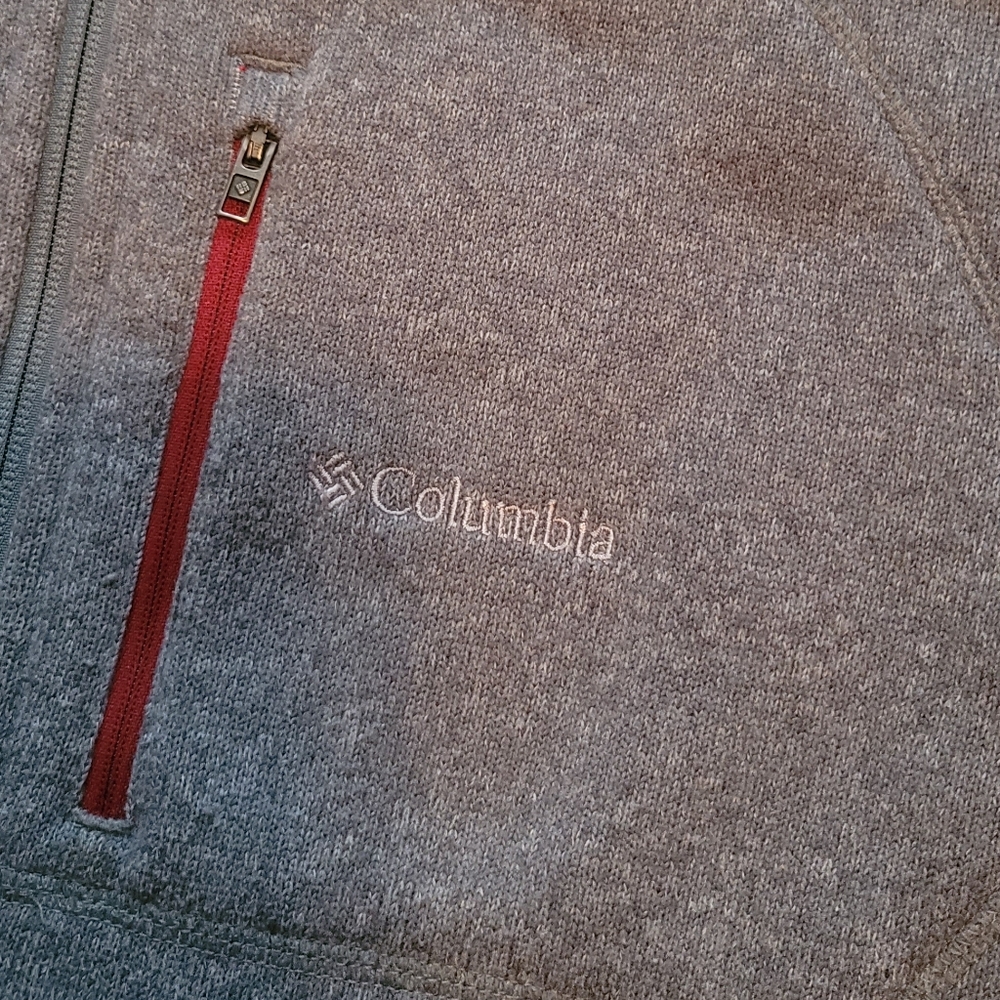 Columbia Charcoal Full-Zip Sweater Hoodie - Picture 3 of 6